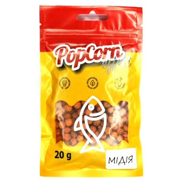 Воздушное тесто для рыбалки, пылящее, Start Fishing Pop Corn Effect, Мидия, 7мм, 20г